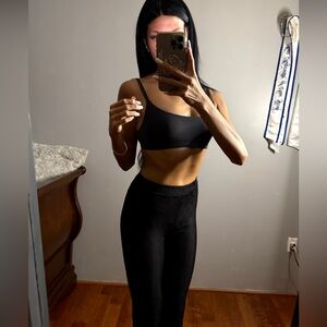 WHITE FOX BLACK PANTS LACE